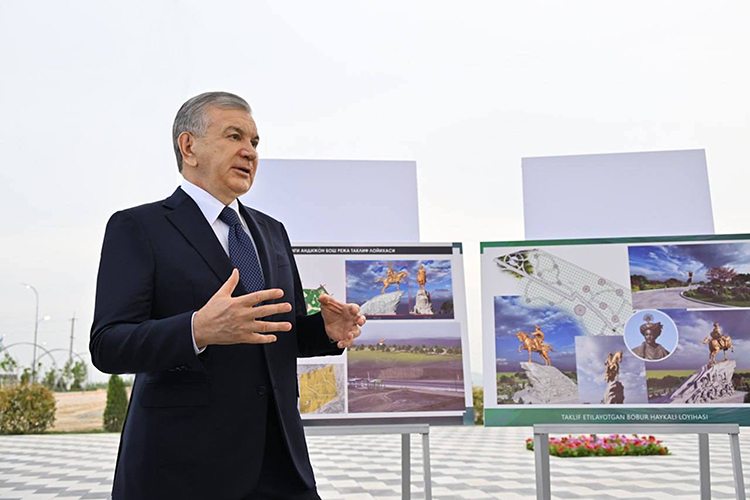 A city is being established in Uzbekistan in honor of the Mughal Emperor Babur
