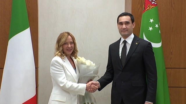 President of Turkmenistan Berdimuhamedov Attended the Italy-Central Asia Summit in Kazakhstan